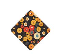 YYHWHJDE Ambientadores cuadrados de vinilo vintage con impresión de discos de vinilo para coche, paquete de seis tarjetas perfumadas para colgar en el armario, baño, decoración interior del coche