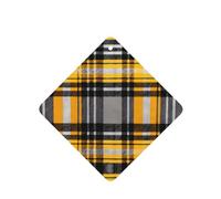 YYHWHJDE Ambientadores cuadrados para coche, color amarillo, gris, negro, con estampado a cuadros, paquete de seis unidades: tarjetas perfumadas colgantes para armario, baño, decoración interior de