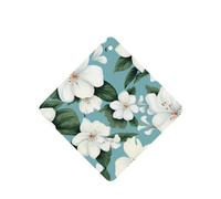 YYHWHJDE Ambientadores cuadrados para coche, con estampado de flores hawaianas, paquete de seis unidades: tarjetas perfumadas colgantes para armario, baño, decoración interior de coche