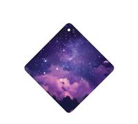 YYHWHJDE Ambientadores cuadrados para coche, diseño de cielo de estrellas moradas, paquete de seis tarjetas perfumadas para colgar en el armario, baño, decoración interior del coche