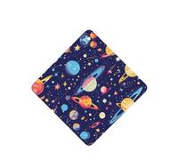 YYHWHJDE Ambientadores cuadrados para coche, diseño de galaxia del espacio exterior, paquete de seis tarjetas perfumadas para colgar en el armario, baño, decoración interior del coche