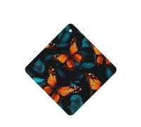 YYHWHJDE Ambientadores cuadrados para coche, diseño de mariposa, tigre, con estampado de pájaros, paquete de seis unidades: tarjetas perfumadas colgantes para armario, baño, decoración interior de
