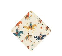 YYHWHJDE Ambientadores cuadrados para coche, diseño de vaquero, paseo, caballo, paquete de seis tarjetas perfumadas para colgar en el armario, baño, decoración interior del coche