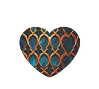 YYHWHJDE Ambientadores de coche con diseño de celosía en forma de corazón, paquete de seis unidades: tarjetas perfumadas colgantes para armario, baño, decoración interior del coche
