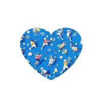 YYHWHJDE Ambientadores de coche con forma de corazón con impresión de tenis, paquete de seis unidades: tarjetas perfumadas colgantes para armario, baño, decoración interior del coche