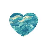 YYHWHJDE Ambientadores de coche con impresión de olas del océano del amanecer, paquete de seis tarjetas: tarjetas perfumadas colgantes para armario, baño, decoración interior del coche