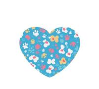 YYHWHJDE Ambientadores de coche en forma de corazón con estampado de huesos, de perro, paquete de seis tarjetas perfumadas para colgar en el armario, baño, decoración interior del coche