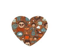YYHWHJDE Ambientadores de coche en forma de corazón para el día del padre, paquete de seis tarjetas perfumadas colgantes para armario, baño, decoración interior de coche