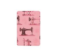 YYHWHJDE Ambientadores de coche rectangulares con impresión de máquina de coser rosa vintage, paquete de seis tarjetas: tarjetas perfumadas colgantes para armario, baño, decoración interior de coche