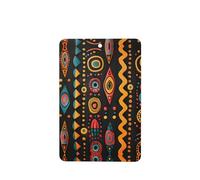 YYHWHJDE Ambientadores de coche rectangulares con impresión de textura étnica tribal africana, paquete de seis tarjetas: tarjetas perfumadas colgantes para armario, baño, decoración interior del coche