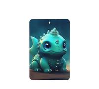 YYHWHJDE Ambientadores rectangulares con estampado de dinosaurios, paquete de seis unidades: tarjetas perfumadas colgantes para armario, baño, decoración interior de coche