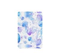 YYHWHJDE Ambientadores rectangulares de acuarela con impresión de medusas 3D, paquete de seis tarjetas: tarjetas perfumadas colgantes para armario, baño, decoración interior de coche