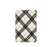 YYHWHJDE Ambientadores rectangulares de coche con impresión a cuadros en blanco y negro, paquete de seis unidades: tarjetas perfumadas colgantes para armario, baño, decoración interior de coche