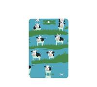 YYHWHJDE Ambientadores rectangulares de papel pintado para escritorio, diseño de vaca, paquete de seis tarjetas: tarjetas perfumadas colgantes para armario, baño, decoración interior de coche