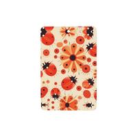 YYHWHJDE Ambientadores rectangulares de siete estrellas con estampado de mariquita para coche, paquete de seis unidades: tarjetas perfumadas colgantes para armario, baño, decoración interior de coche