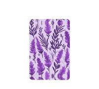 YYHWHJDE Ambientadores rectangulares para coche, con estampado de jardín de lavanda morada, paquete de seis unidades: tarjetas perfumadas colgantes para armario, baño, decoración interior de coche