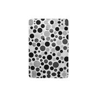 YYHWHJDE Ambientadores rectangulares para coche con estampado de lunares blancos y negros, paquete de seis tarjetas: tarjetas perfumadas colgantes para armario, baño, decoración interior de coche