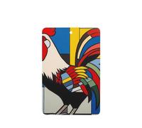 YYHWHJDE Ambientadores rectangulares para coche con estampado de pollo, de la Edad Media, paquete de seis tarjetas: tarjetas perfumadas colgantes para armario, baño, decoración interior de coche