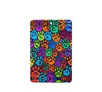 YYHWHJDE Ambientadores rectangulares para coche, con impresión de patas de patas, paquete de seis unidades: tarjetas perfumadas colgantes para armario, baño, decoración interior de coche