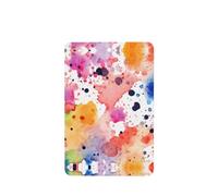 YYHWHJDE Ambientadores rectangulares para coche con manchas de acuarela, paquete de seis tarjetas: tarjetas perfumadas colgantes para armario, baño, decoración interior de coche