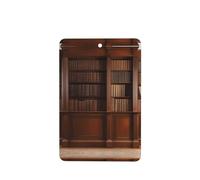 YYHWHJDE Ambientadores rectangulares para coche, diseño de biblioteca, paquete de 4: tarjetas perfumadas colgantes para dormitorio, baño, decoración interior de coche