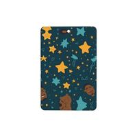 YYHWHJDE Ambientadores rectangulares para coche, diseño de estrellas y feliz día del padre, paquete de seis tarjetas perfumadas para colgar en el armario, baño, decoración interior del coche
