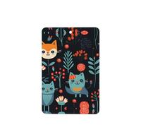 YYHWHJDE Ambientadores rectangulares para coche, diseño de gatos, pájaros y flores, paquete de seis tarjetas perfumadas colgantes para armario, baño, decoración interior de coche