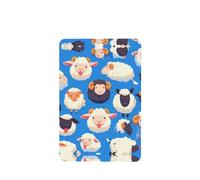 YYHWHJDE Ambientadores rectangulares para coche, diseño de lengua de oveja traviesa, con estampado de animales, paquete de seis tarjetas: tarjetas perfumadas colgantes para armario, baño, decoración