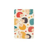 YYHWHJDE Ambientadores rectangulares para coche, diseño de lunares, diseño de erizo, paquete de seis tarjetas perfumadas para colgar en el armario, baño, decoración interior del coche