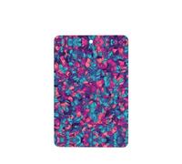 YYHWHJDE Ambientadores rectangulares para coche, diseño de mandala caleidoscopio, paquete de seis tarjetas: tarjetas perfumadas colgantes para armario, baño, decoración interior de coche