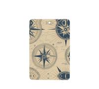 YYHWHJDE Ambientadores rectangulares para coche, diseño de mapa de brújula, diseño náutico, paquete de seis tarjetas: tarjetas perfumadas colgantes para armario, baño, decoración interior de coche