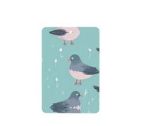 YYHWHJDE Ambientadores rectangulares para coche, diseño de paloma, paquete de seis unidades: tarjetas perfumadas colgantes para armario, baño, decoración interior de coche