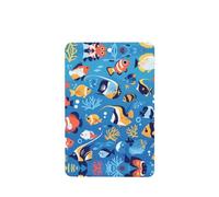 YYHWHJDE Ambientadores rectangulares para coche, diseño de peces tropicales, océano, diseño de peces tropicales, coral, mundo submarino, paquete de seis tarjetas: tarjetas perfumadas colgantes para