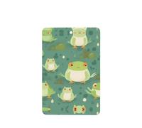 YYHWHJDE Ambientadores rectangulares para coche, diseño de rana, paquete de seis unidades: tarjetas perfumadas colgantes para armario, baño, decoración interior de coche