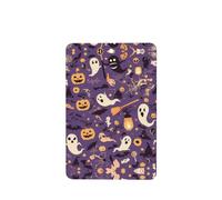 YYHWHJDE Ambientadores rectangulares para coche, diseño de terror sobre fondo morado, paquete de seis tarjetas: tarjetas perfumadas colgantes para armario, baño, decoración interior de coche