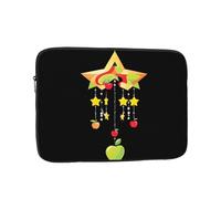 YYHWHJDE Apple Star Wind Chime Prints - Funda protectora para portátil de 33.0 cm, a prueba de golpes, para hombres y mujeres, viajes de negocios y uso diario en la oficina