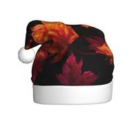 YYHWHJDE Autumn Maple is on fire - Gorro de Navidad para adultos para hombres y mujeres, diadema para ocasiones festivas