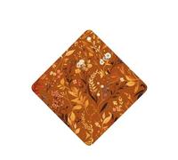 YYHWHJDE Beauty Burnt Orange - Ambientadores cuadrados para coche, paquete de seis tarjetas perfumadas para colgar en el armario, baño, decoración interior del coche