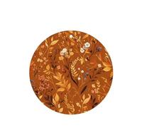 YYHWHJDE Beauty Burnt Orange - Ambientadores de coche de forma redonda, paquete de seis tarjetas perfumadas colgantes para armario, baño, decoración interior de coche