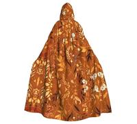 YYHWHJDE Beauty Burnt Orange Picture - Chaqueta larga con capucha para adultos, para Halloween, adecuada para hombres y mujeres