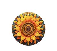 YYHWHJDE Blessed to be called Sunflower Printing - Ambientadores de coche de forma redonda, paquete de seis tarjetas: tarjetas perfumadas colgantes para armario, baño, decoración interior del coche