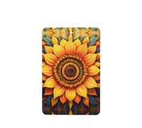 YYHWHJDE Blessed to be called Sunflower Printing Rectangulares Ambientadores de coche Paquete de seis tarjetas: Tarjetas perfumadas colgantes para armario, baño, decoración interior del coche