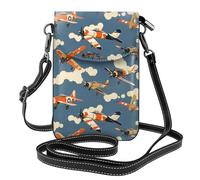 YYHWHJDE Bolso bandolera de cuero con estampado de ciervo de cola blanca para mujer, impermeable y duradero