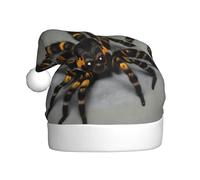 YYHWHJDE Bonito sombrero de Navidad con estampado de araña de tarántula para adultos, por lo que es un regalo divertido y duradero para hombres y mujeres