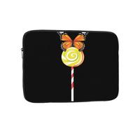 YYHWHJDE Butterfly on a Lollipop Prints - Funda protectora para portátil de 12 pulgadas, a prueba de golpes, para hombres y mujeres, viajes de negocios y uso diario en la oficina