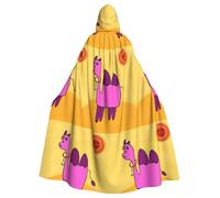 YYHWHJDE Camello in Cartoon Desert Pattern Halloween Adult Hooded Layer for various party and carnival settings