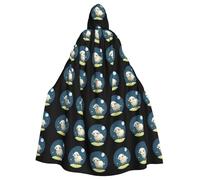 YYHWHJDE Capa con capucha para adultos con diseño de cordero y luna, sin cremallera, cómoda para fiestas de disfraces