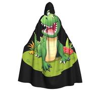 YYHWHJDE Chaqueta larga con capucha de cocodrilo grande en el jardín para adultos, ideal para hombres y mujeres