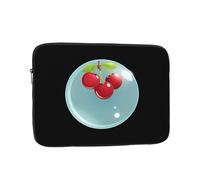 YYHWHJDE Cherry in The Bubble Prints - Funda protectora para portátil de 17 pulgadas, a prueba de golpes, para hombres y mujeres, viajes de negocios y uso diario en la oficina