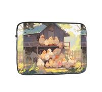 YYHWHJDE Chickens on The Farm - Funda protectora para portátil de 30.5 cm, a prueba de golpes, para hombres y mujeres, viajes de negocios, uso diario en la oficina